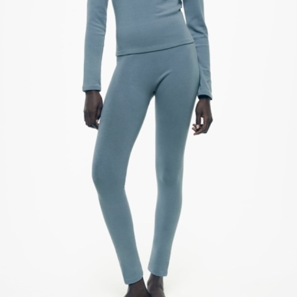 Zara Steel Leggings Size XS-S. (B) - Picture 2 of 4